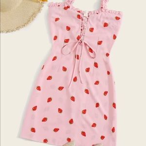 SHEIN strawberry dress sz 4x new